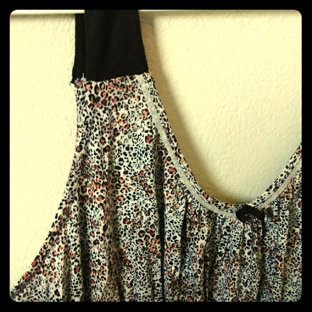 Cheetah print dress